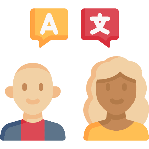 Conversation avatar languages people icon Conversation avatar languages people icon