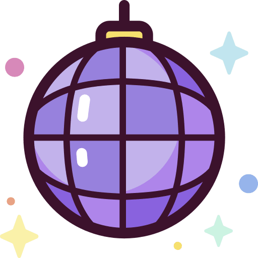 Disco ball club dance disco ball icon