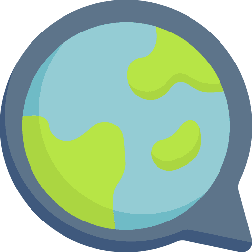 Language language speech balloon earth globe icon Language language speech balloon earth globe icon