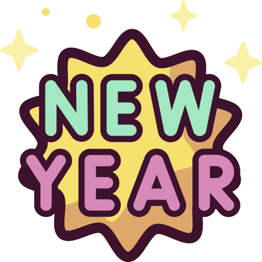 New year event celebration new year icon