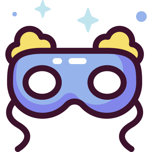 Eye mask carnival birthday and party party icon Eye mask carnival birthday and party party icon