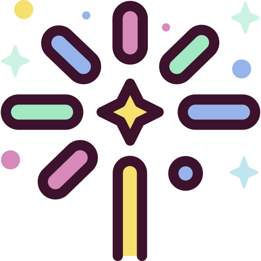 Firework celebrate holidays rocket icon Firework celebrate holidays rocket icon