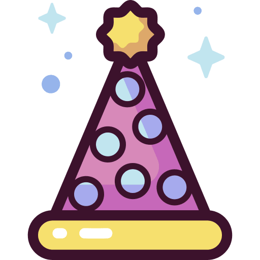 Party hat hat birthday party icon Party hat hat birthday party icon