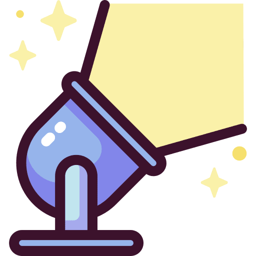 Spotlight lighting electronics theatre icon Spotlight lighting electronics theatre icon