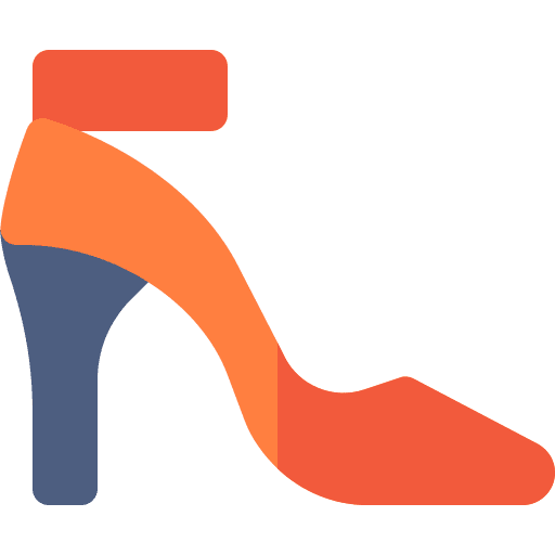 High heel female high heels footwear icon