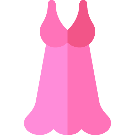 Nightgown pajamas garment clothing icon Nightgown pajamas garment clothing icon