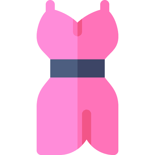 Dress elegant fashion femenine icon Dress elegant fashion femenine icon