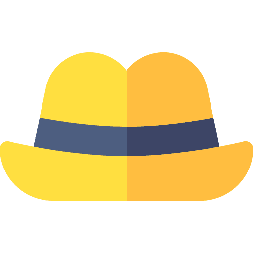 Hat fashion masculine accessory icon Hat fashion masculine accessory icon