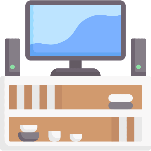 Tv living room tv furniture icon