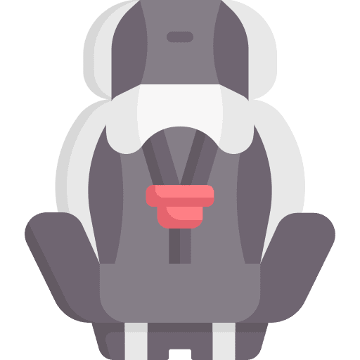Car chair chair baby security icon Car chair chair baby security icon