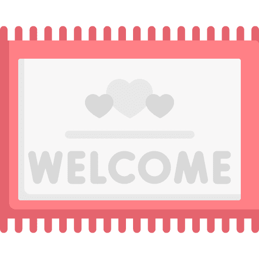 Doormat entrance welcome doormat icon Doormat entrance welcome doormat icon