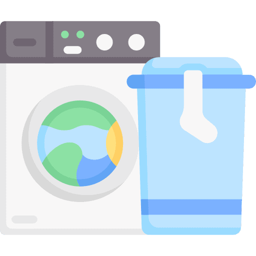 Laundry furniture and household cleaning housekeeping icon Laundry furniture and household cleaning housekeeping icon