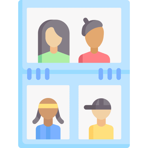 Photo album baby photo album family icon Photo album baby photo album family icon