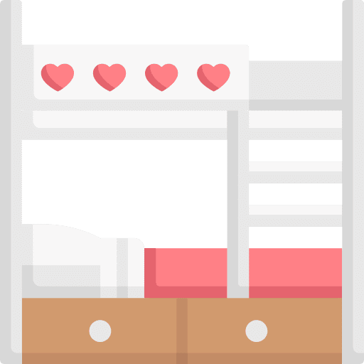 Bunk bed bunk bed wellness furniture and household icon Bunk bed bunk bed wellness furniture and household icon