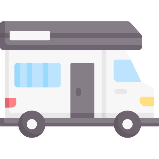 Camper van highlight stories food truck vehicle icon Camper van highlight stories food truck vehicle icon