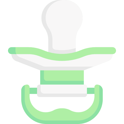 Pacifier kid and baby pacifier children icon Pacifier kid and baby pacifier children icon