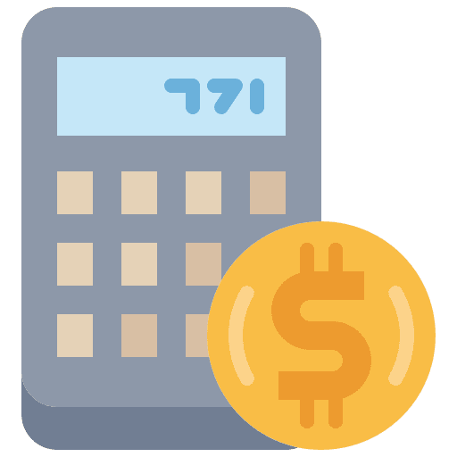 Accounting budget financial professions and jobs icon Accounting budget financial professions and jobs icon