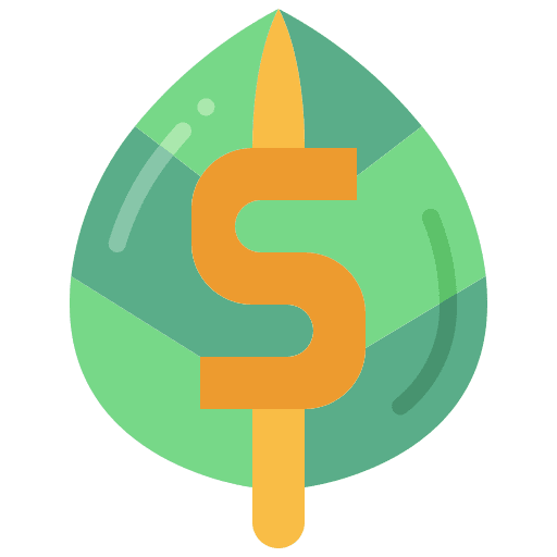 Green economy green economy business and finance global icon