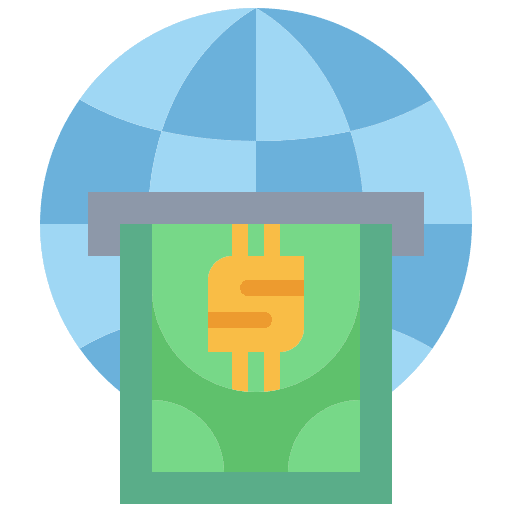 Financial global economy financial icon Financial global economy financial icon