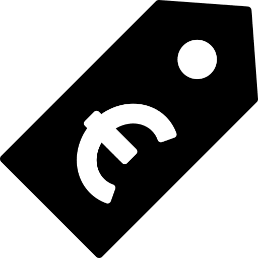 Euro tag euro price euro tag icon