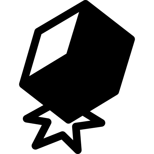 Handle with care shapes fragile break icon