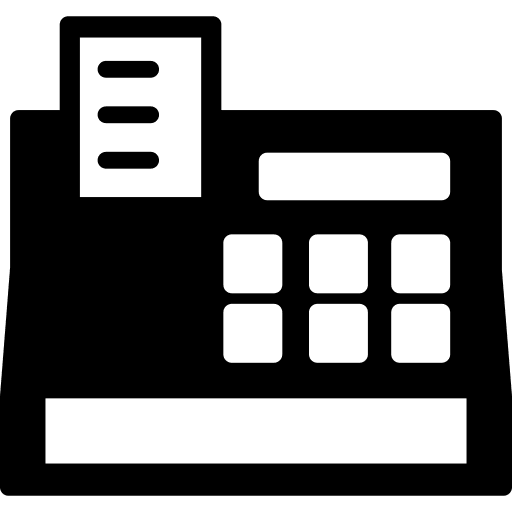 Cash register business supermarket payment method icon Cash register business supermarket payment method icon