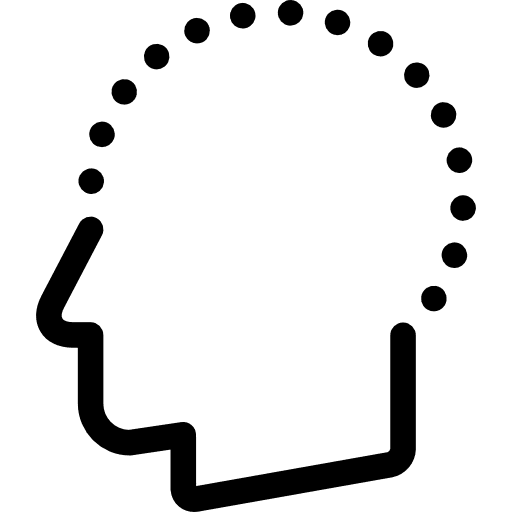 Head head mind people icon
