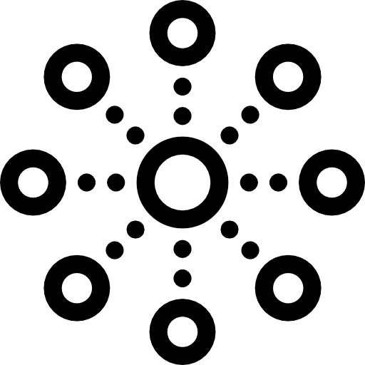 Networking multimedia scheme connection icon