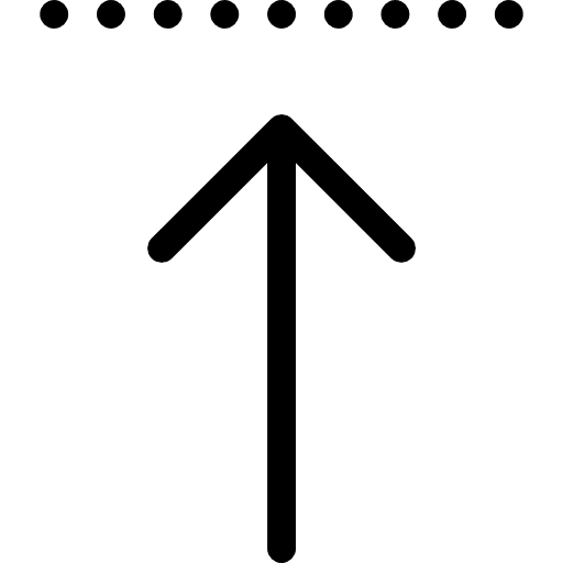 Upload upload back to top up arrow icon
