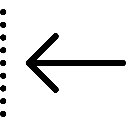 Previous directional back multimedia option icon