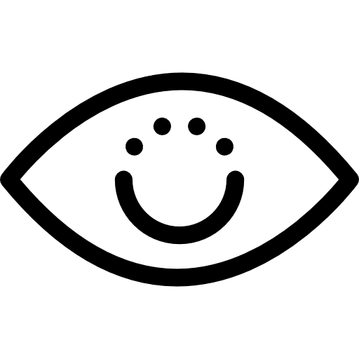 Eye multimedia option ophthalmology body part icon