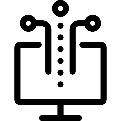 Monitor television settings monitor icon