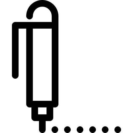 Pen office material pencil pen icon