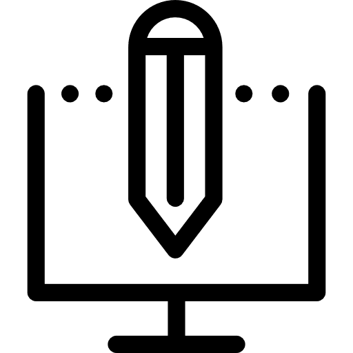 Screen technology settings pencil icon