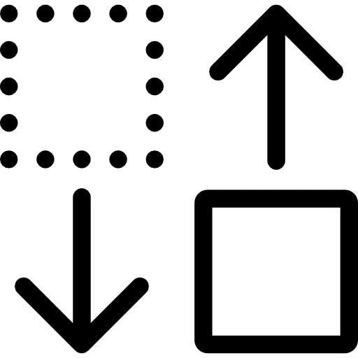 Up arrow up arrow square interface icon