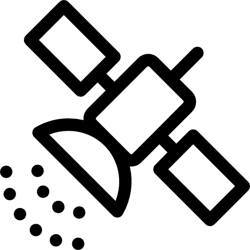 Satellite satellite communication multimedia icon