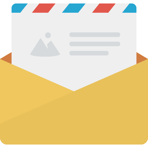 Letter social letter stamp stamp icon