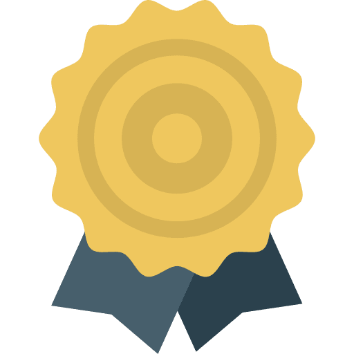 Certificate certificate medal quality icon