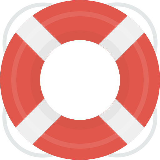 Help floating help lifebuoy icon