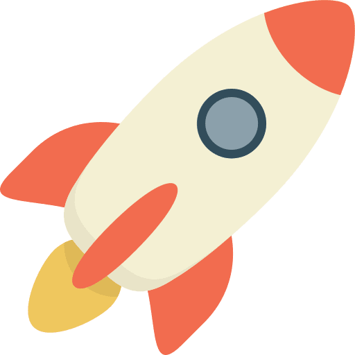 Rocket rocket launch transportation rocket ship icon