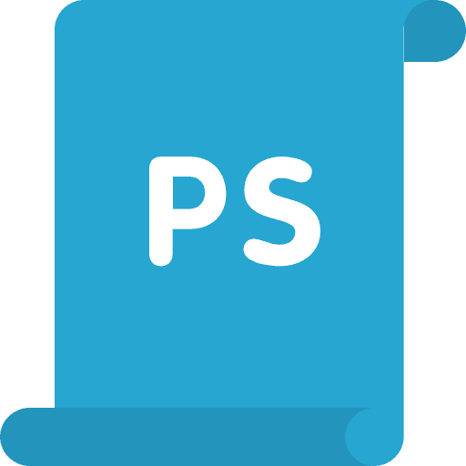 Ps format document photoshop icon