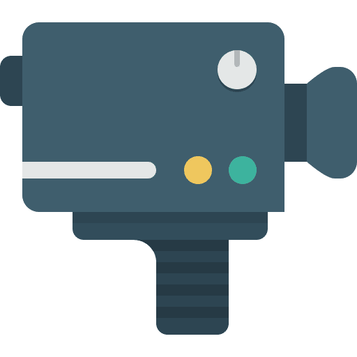 Super 8 super 8 video camera vintage icon