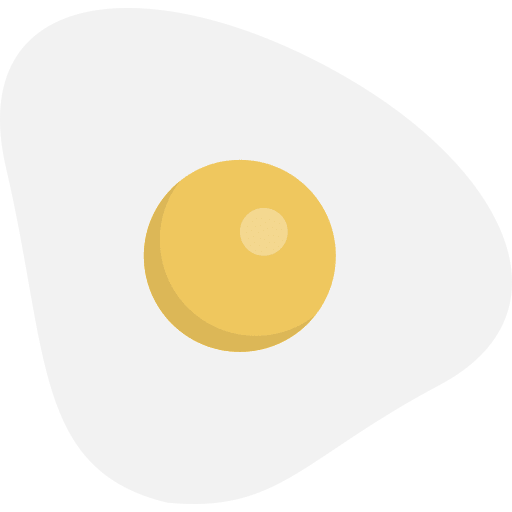 Fried egg food egg fried egg icon