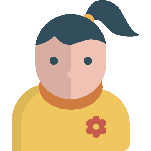 Girl avatar girl business icon