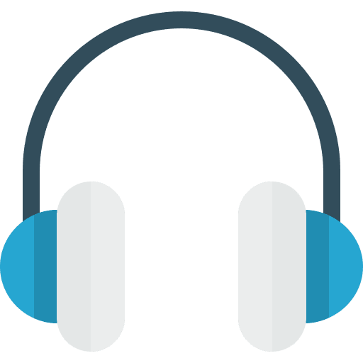 Headphones sound earphones audio icon