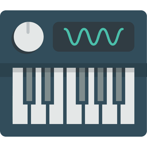 Keyboard electronic keys electronics icon