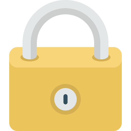 Padlock secure padlock security icon