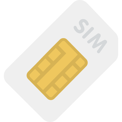 Sim card memory card electronics storage icon