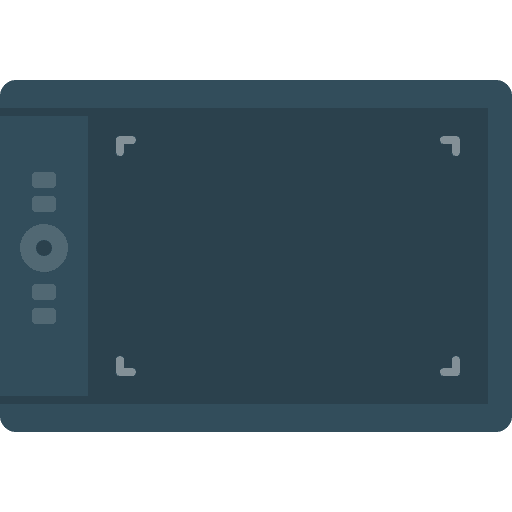 Tablet technology multimedia electronic icon