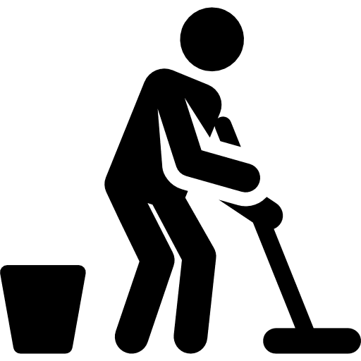 Cleaning housekeeping cleaner washing icon